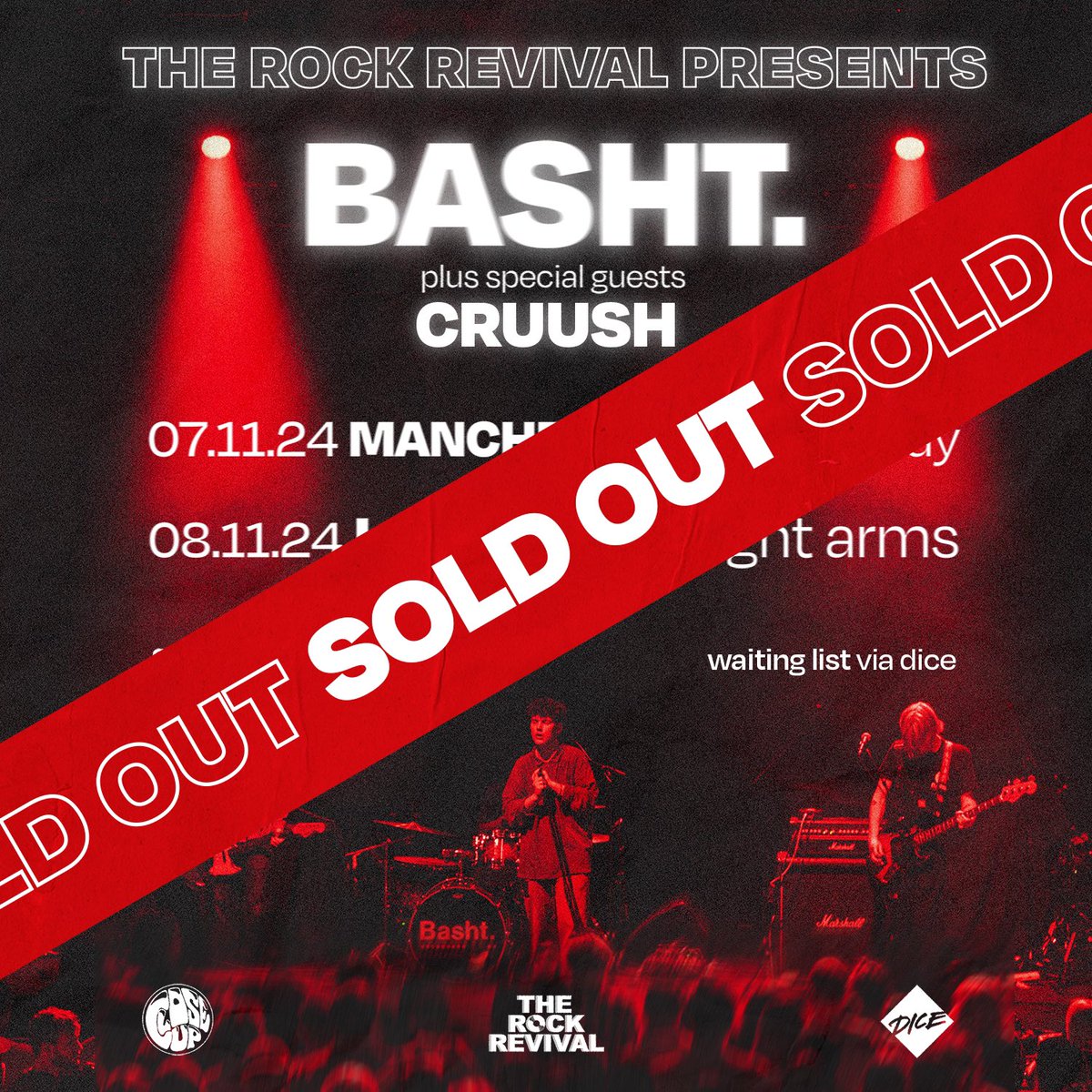cruush (@cruushband) on Twitter photo Two shows this week‼️ Starting tonight in Manchester <a href="/nightanddaycafe/">Night & Day Cafe</a> and tomorrow London <a href="/sebrightarms/">Sebright Arms</a> both shows are SOLD OUT. see u later alligators xx 🐊
On at 8:15 :)
Pics by @sasha_shuttleworth from our show with GIFT last month 🫶
<a href="/TheRockRevival_/">The Rock Revival</a> <a href="/Closeuppromo/">CloseUp</a> Two shows this week‼️ Starting tonight in Manchester <a href="/nightanddaycafe/">Night & Day Cafe</a> and tomorrow London <a href="/sebrightarms/">Sebright Arms</a> both shows are SOLD OUT. see u later alligators xx 🐊
On at 8:15 :)
Pics by @sasha_shuttleworth from our show with GIFT last month 🫶
<a href="/TheRockRevival_/">The Rock Revival</a> <a href="/Closeuppromo/">CloseUp</a>