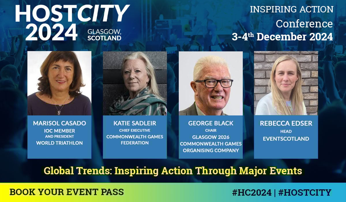 🌍✨ Kicking off #HostCity2024 with Global Trends – Inspiring Action Through Major Events! Join leaders discussing global trends, safety, resilience &amp; innovation in event hosting including <a href="/worldtriathlon/">World Triathlon</a> <a href="/thecgf/">Commonwealth Sport</a> <a href="/Glasgow_2026/">Glasgow 2026</a> <a href="/EventScotNews/">EventScotland News</a>
📅 Register: tinyurl.com/mrxr79jk