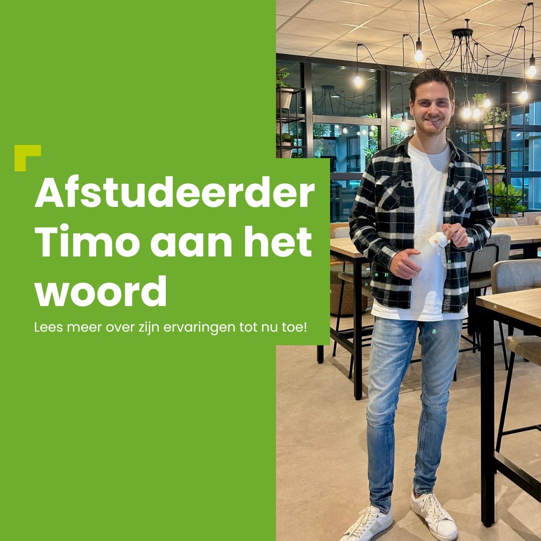 TrueLimeNL's tweet image. Sinds september wordt ons team óók versterkt door afstudeerder Timo. Timo zit in zijn laatste jaar van HBO-ICT met een specialisatie in AI. Meer lezen over zijn ervaringen tot nu toe? Check dan ons nieuwste artikel👉️bit.ly/3CagNw0 #Afstuderen #Afstudeerstage #Werkenbij
