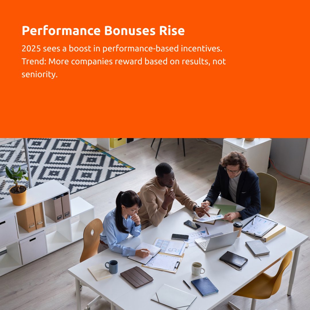 💼💸 Salary trends for 2025 are changing the game! Remote roles with equal pay 🌍, skill-based pay hikes 📈, performance bonuses 🏆, and growth in tech &amp; healthcare 🚀 Are you prepared for the future of pay? #2025Trends #FutureOfWork #CareerGrowth
