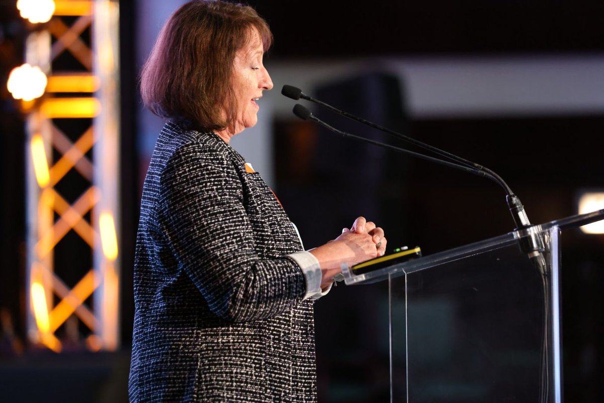 SANEANPC's tweet image. SANEA Board Member Cathy Laing takes the stage to recognise SANEA’s role in shaping and supporting the energy sector over the past 100 years. 🌟

#SANEACon24 #EnergyLeadership