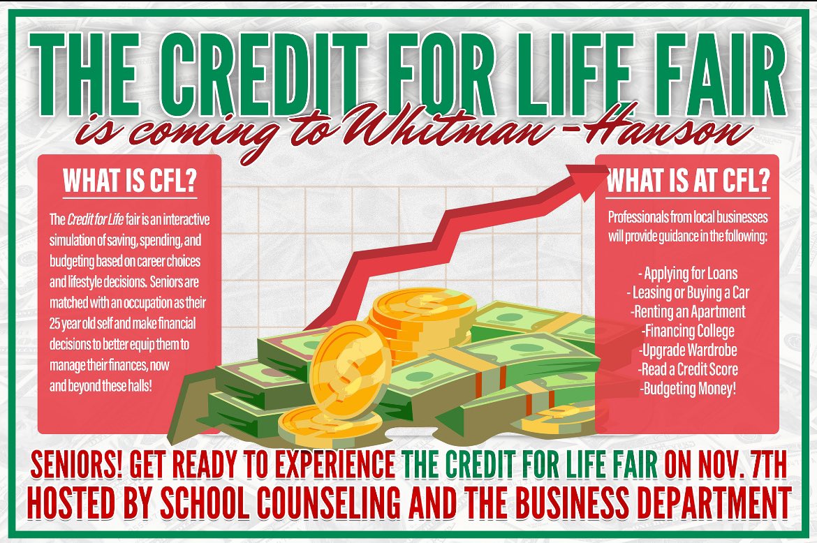 WHRHSGuidance's tweet image. Today is the day!!! So excited to host the Credit for Life Fair for the Class of 2025!! @DrCSJones #whpantherpathways