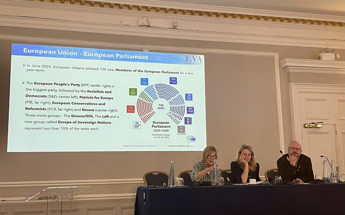 🧑‍🎨📆Day 2 #CIAGP

💬EVA SecGen <a href="/cstreul/">Carola Streul</a> bringing the 🇪🇺perspective on the political issues likely to impact visual artists in the region.

<a href="/CISACNews/">CISACNews</a> <a href="/DACSforArtists/">DACS</a> <a href="/Adagp_/">ADAGP</a>