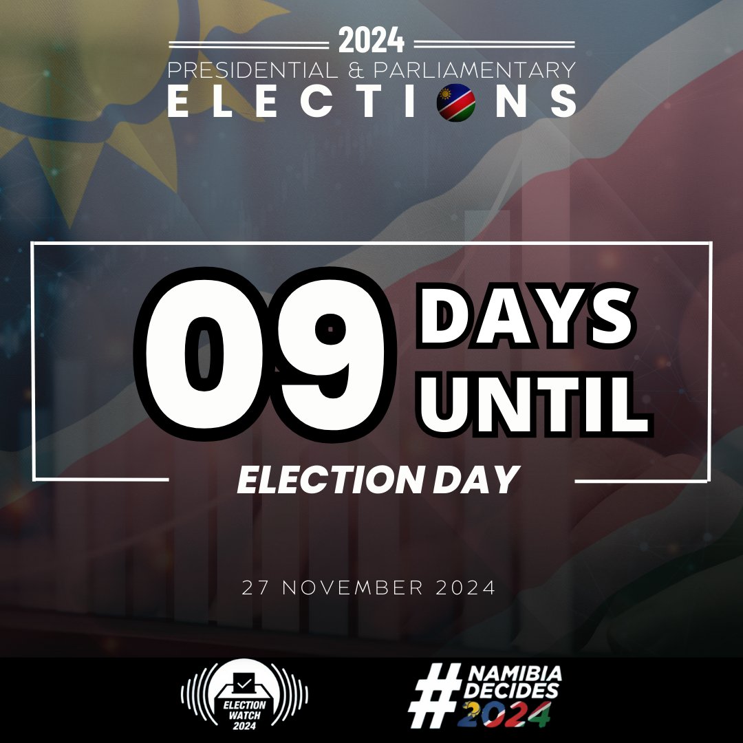 On November 27, Namibians across the nation will cast their votes to shape our country’s future. Your vote is your voice. Ensure you’re informed and ready. Every vote matters. #Namibiadecides2024