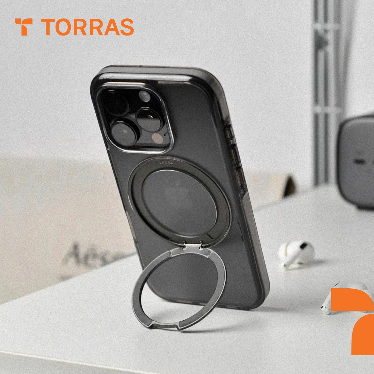 TORRAS_KSA's tweet photo. كفر حماية و ستاند مدعم لتثبيت جوالك في اي مكان فخامة واناقة تكتمل لجهازك 📱😎
متوفر الان من خلال الرابط https://t.co/NSZLkg9oIq
#torras, #torrasstandcase, #pstand, #torrasscreenprotector, #iphone16promax #iPhone16Pro #magsafe #TORRAS #iPhone16 #PhoneCase https://t.co/nvtLo23mrD