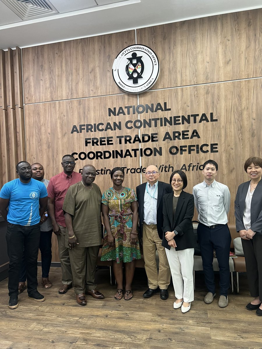 The NCO hosted a delegation from the Ghana Office of the Japan International Cooperation Agency (JICA) on Friday, November 1st 2024 to discuss areas of  collaboration under the AfCFTA and Ghana’s AfCFTA implementation priority areas.

#singleafricanmarket #afcftaghana