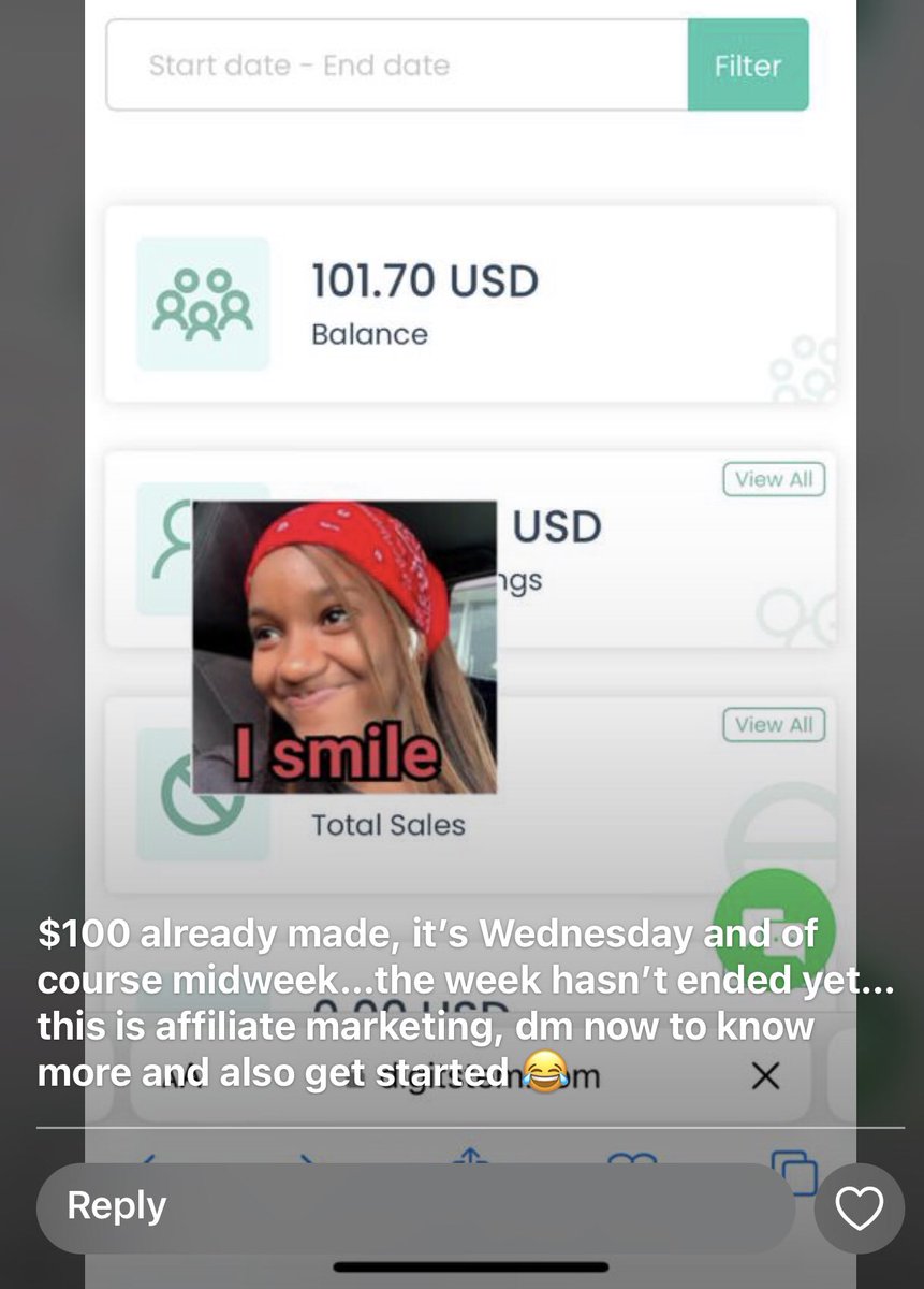 Affiliate marketing is a life changing style just a dm to get join and also earn 14.5 every morning