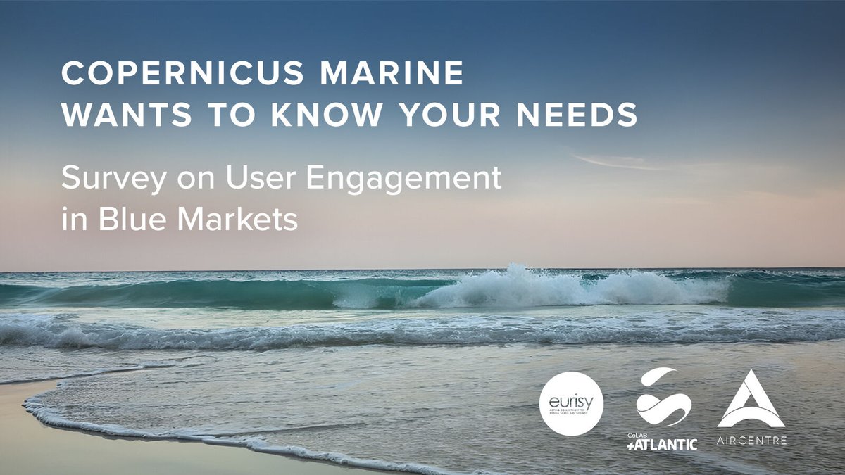 🚨Deadline Alert!
📢The #BlueMarkets survey for #OceanData users closes soon!
🌊Your input can help improve data access for #ClimateAdaptation #OceanHealth &amp; #PolarMonitoring
📝Take the survey by 24 Nov: bit.ly/3NBbU1C
➕Learn more: lnkd.in/dTihTxqc
#BlueEconomy