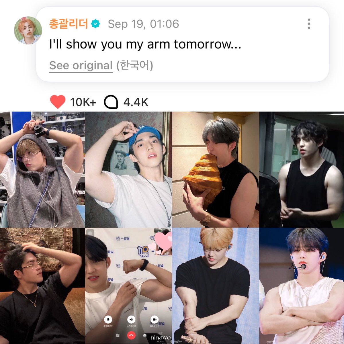 seungcheol promised to show us his arm and then he never really stopped
