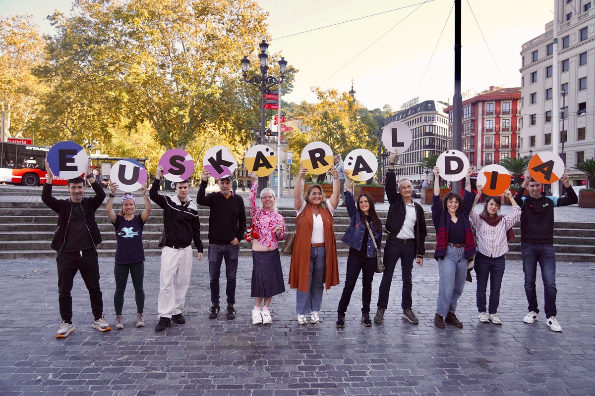 Laugarren edizioaren hamaikakoa aurkeztu dugu gaur Bilbon 🙌  #Euskaraldia #Euskaraldia2025