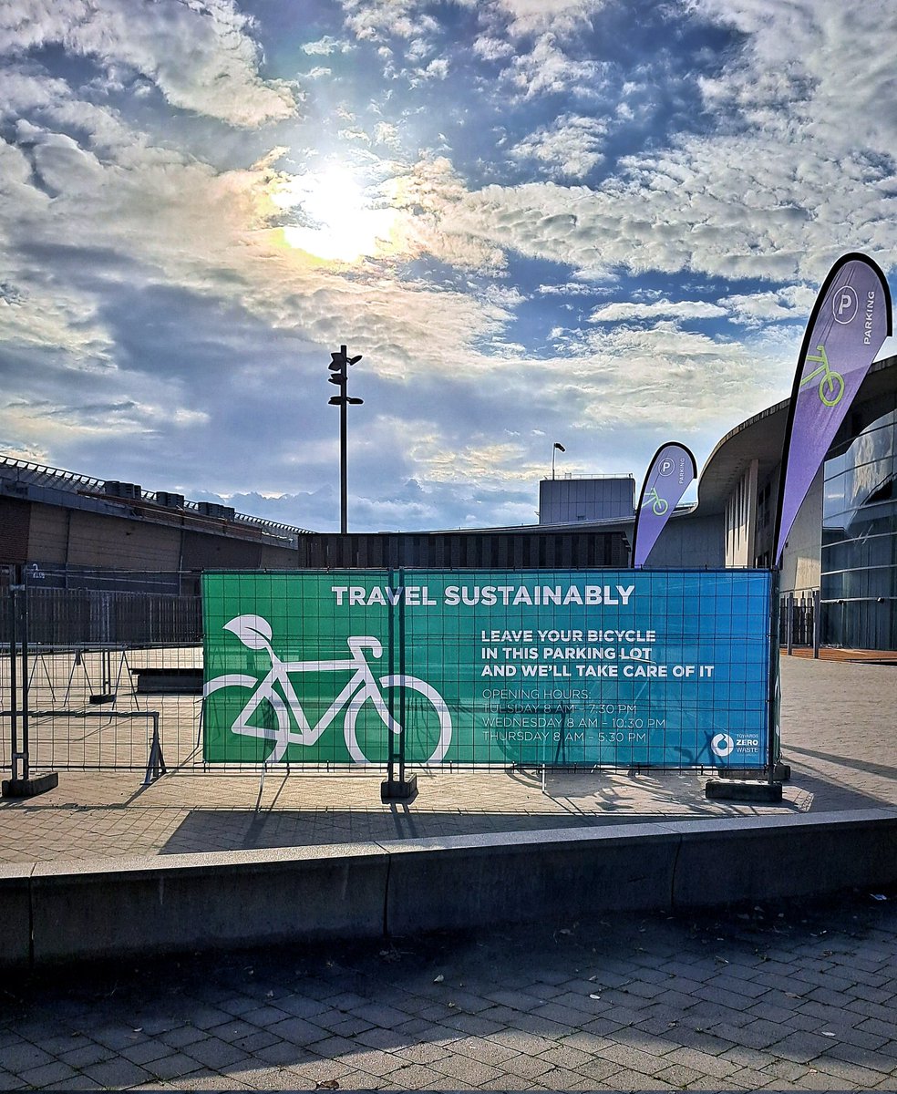 Bike parking at the Smart City Expo World Congress? Next-level convenience! <a href="/SmartCityexpo/">Smart City Expo World Congress</a> #Sustainability #bikelife