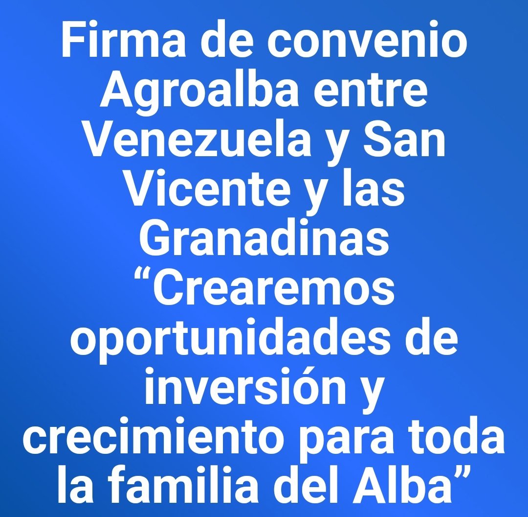 yuandergil_'s tweet photo. 👤El ministro de Agricultura de San Vicente y las Granadinas, Saboto Caesar, firmó un acuerdo en Caracas para impulsar la producción agrícola y garantizar la soberanía alimentaria de los países del bloque.✍️🏼 https://t.co/eqf2FhQOaD