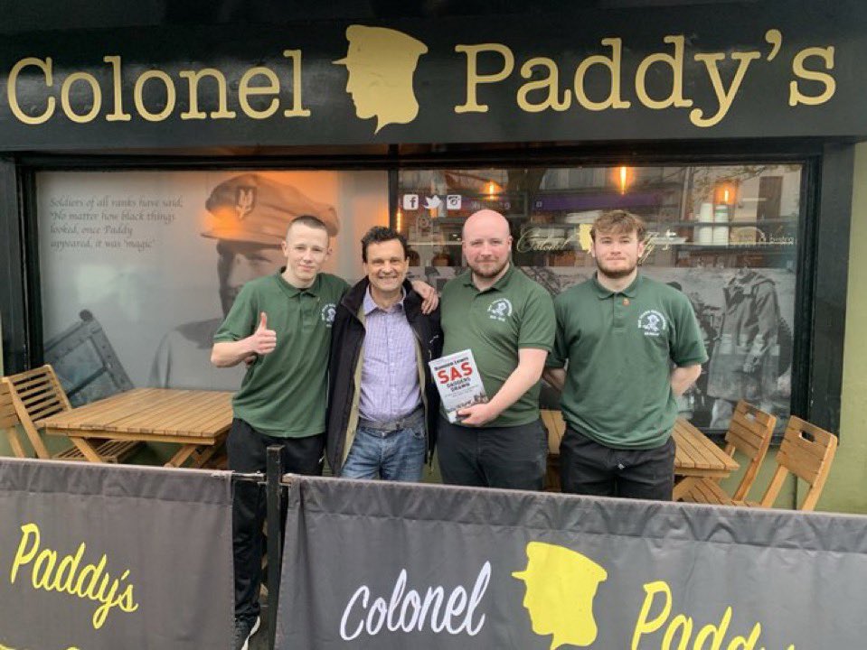 Damien Lewis has just been on the Northern Irish stint of his SAS Daggers Drawn Tour - tracing the steps of Colonel Paddy Mayne in Newtonards #SASDaggersDrawn <a href="/soph_ransompr/">Sophie Ransom</a> <a href="/authordlewis/">Damien Lewis</a>