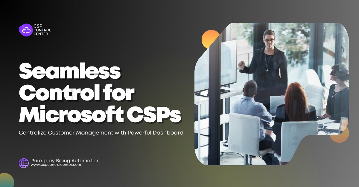 cspctrlcenter's tweet image. Optimize your @Microsoft CSP business with seamless subscription management—from onboarding to renewals. Automate billing, boost retention, and enhance client satisfaction for long-term growth.

Learn more: cspcontrolcenter.com

#MicrosoftCSP #CSPControlCenter #mspartner