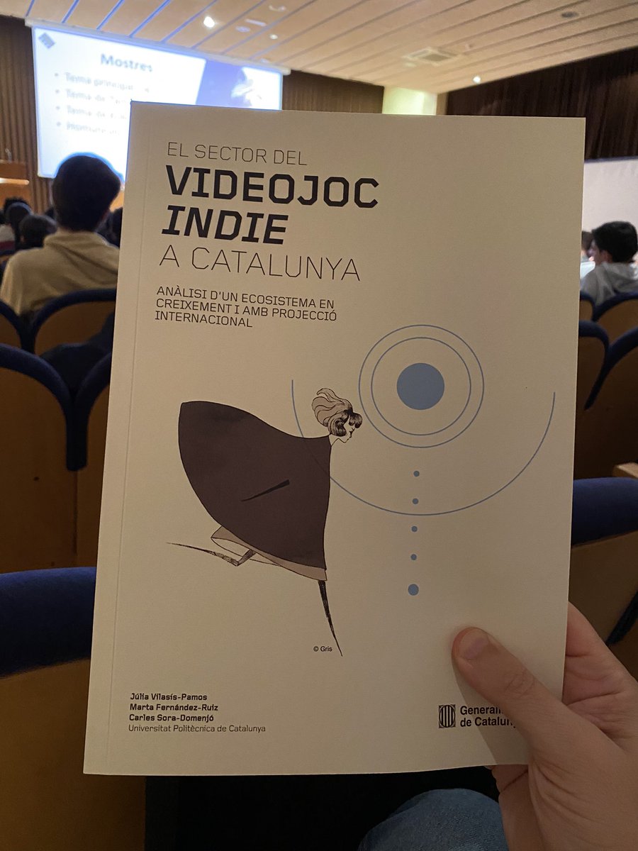carlesora's tweet photo. #IndieGamesTRs primeres taules, conferències i si parlem de música….un concert de bandes sonores de videojocs! I en una estona amb la @martaefe80s presentem l’Informe sobre el sector indie Cat! 🤗 Amb una edició 🔝 de @culturadigicat https://t.co/E5Y3m0GeLE