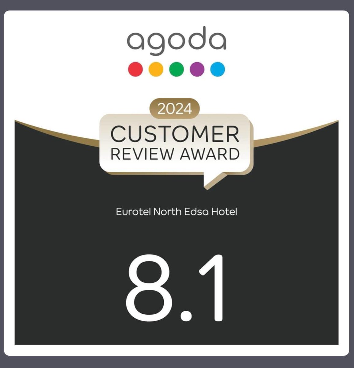EurotelOfficial's tweet photo. A huge thank you to all our guests for your wonderful feedback and support. Your kind words inspire us to continue providing outstanding service every time you visit. ✨

#EurotelHotel #WhereServiceandComfortMeet https://t.co/BDfBt4YaJ4
