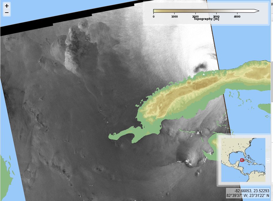 CYMS Cyclone Monitoring Service by Sentinel-1 (@cyms_s1) on Twitter photo Hurricane #Rafael, north of western Cuba. <a href="/ESA_EO/">ESA Earth Observation</a> acquisitions on 2024/11/06 on 23:43 UTC, for #2024SHOC from <a href="/CopernicusEU/">Copernicus EU</a> #Sentinel1 A. Max sustained wind velocities (left) nearing 55 m/s, derived from SAR sea surface roughness (right). Hurricane #Rafael, north of western Cuba. <a href="/ESA_EO/">ESA Earth Observation</a> acquisitions on 2024/11/06 on 23:43 UTC, for #2024SHOC from <a href="/CopernicusEU/">Copernicus EU</a> #Sentinel1 A. Max sustained wind velocities (left) nearing 55 m/s, derived from SAR sea surface roughness (right).
