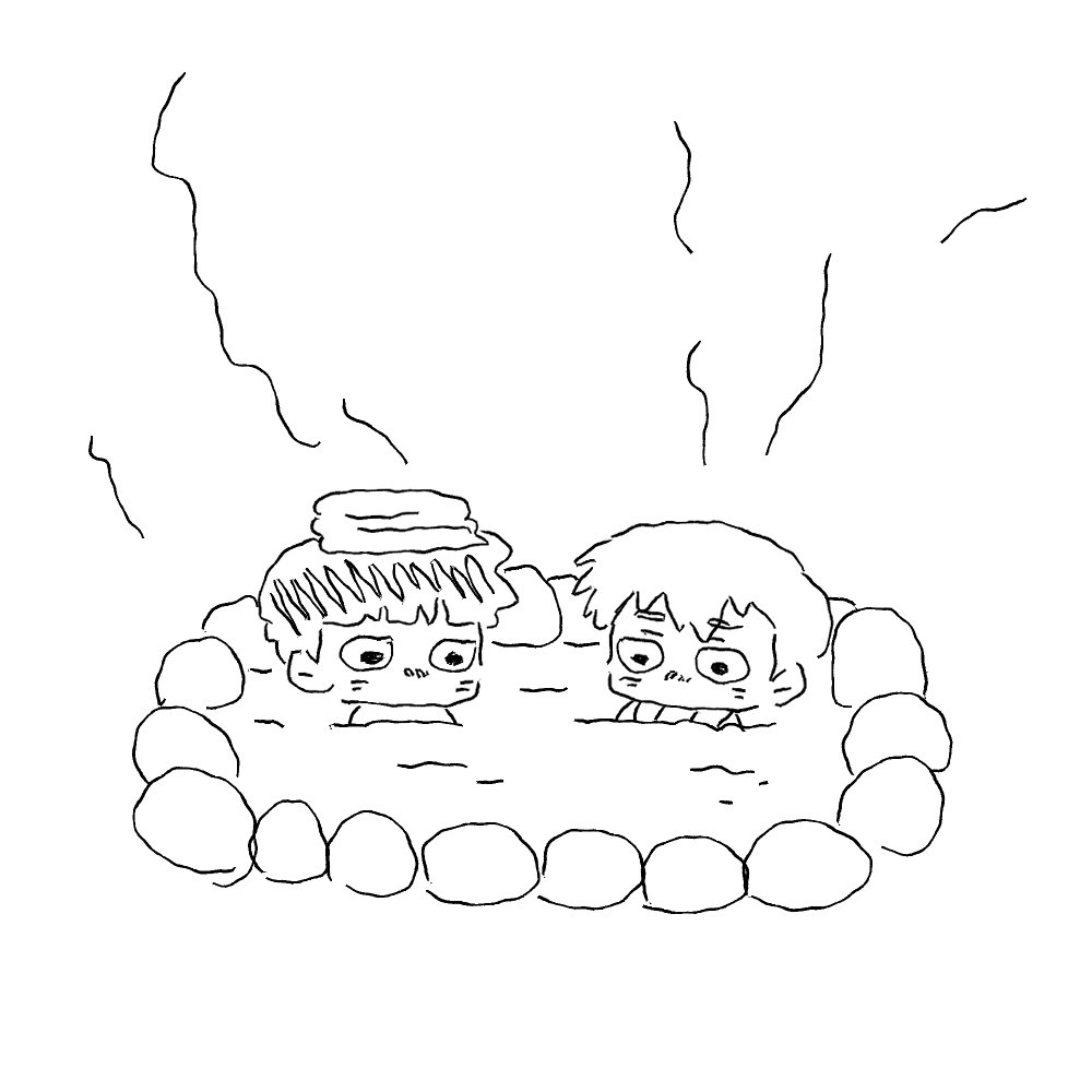 Hot spring

#モブサイコ100
#mp100