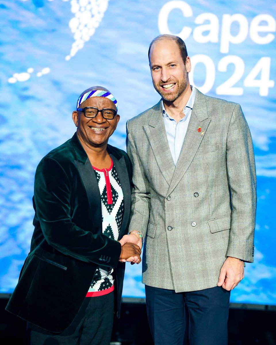 therealLEBO_M's tweet image. It’s been an honour and a privilege to play a part on the most important initiative by HRH Prince William @princeandprincessofwales for the @earthshotprize project on our collective effort to save the planet through meaningful human efforts. 

#earthshotprize2024 #30yearsaking