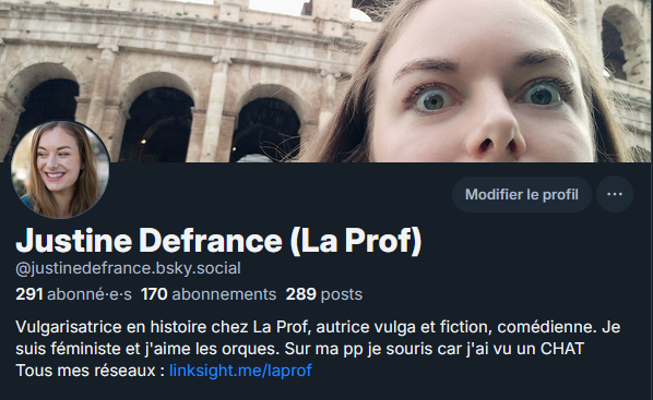 Justine Defrance tweet media