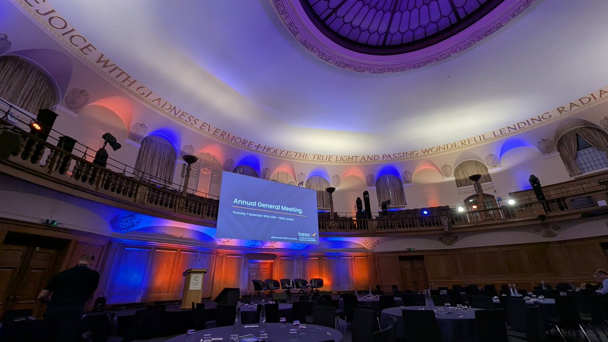 Looking forward to an informative day in the fine company of <a href="/besatweet/">BESA</a> at this year's #besaagm2024