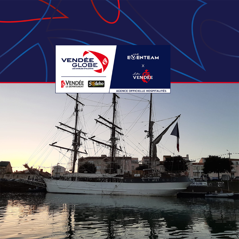EventeamGroup's tweet photo. ⛵ #VendeeGlobe : Privatisez un gréement historique juste en face des bateaux de course et du ponton.

Offrez ainsi à vos invités une expérience originale et immersive au cœur d’un événement planétaire. 

📧hospitality@vendeeglobe.fr

@vendeeglobe @En__Vendee