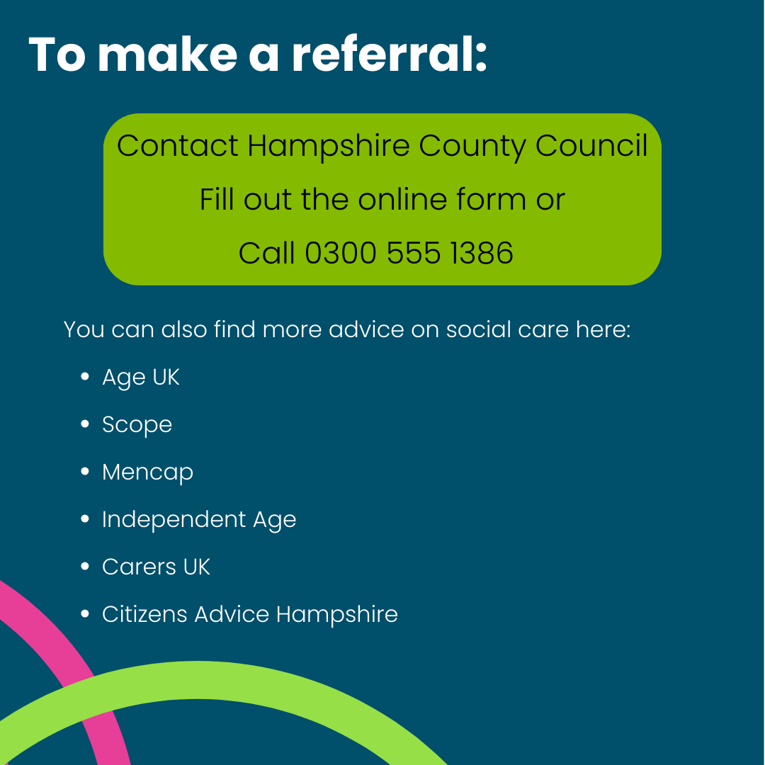 Are you struggling with day-to-day tasks?

Do you or a family member need support to look after themselves?

This post discusses how to access Adult Social Care in Hampshire

Check it out and look at our web page for more healthwatchhampshire.co.uk/adultsocialcare