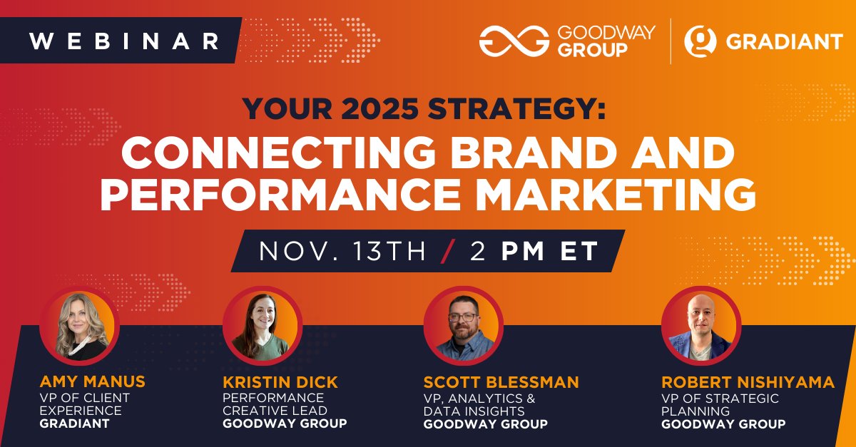 Struggling to align brand awareness with performance marketing? With budgets tightening and customer journeys becoming more complex, balance is critical. 

Join us 11/13 at 2 PM ET for a free webinar to learn strategies for success.

Register now: bit.ly/4dNYz0k