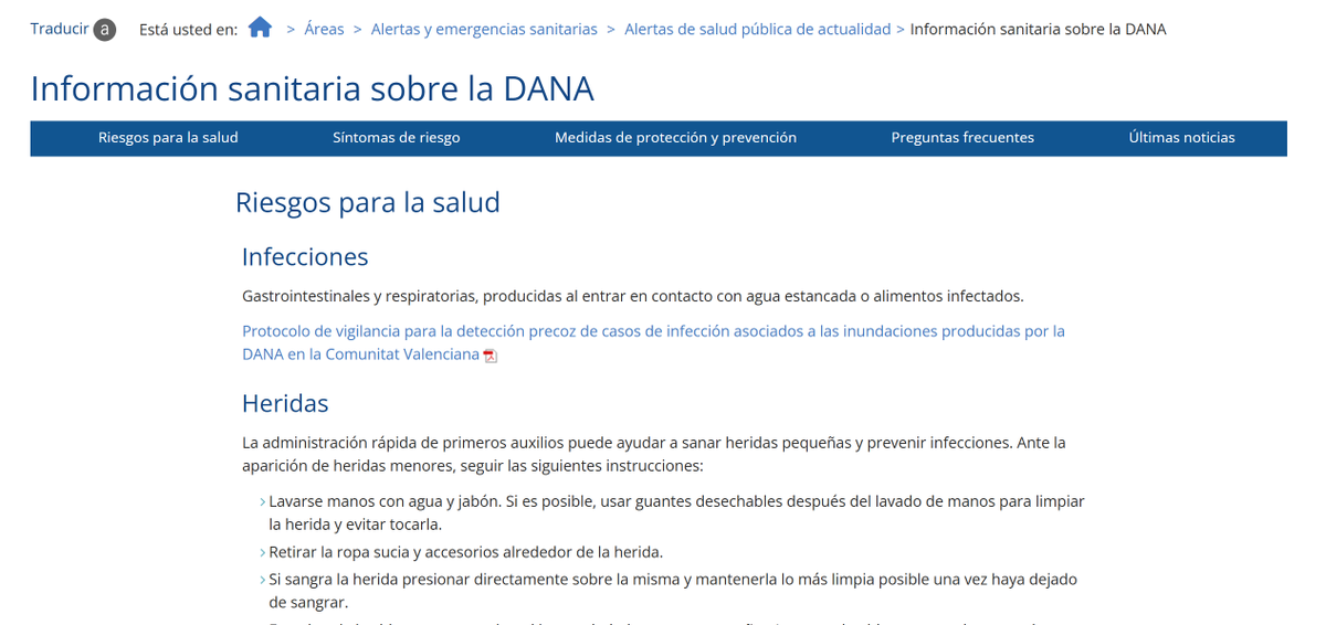 javierpadillab's tweet photo. Ya está disponible la página de @sanidadgob  donde hemos recopilado los documentos de interés para profesionales y población sobre los riesgos en salud vinculados a los efectos de la DANA.

https://t.co/VFL8HvGFte https://t.co/qphapevYcX