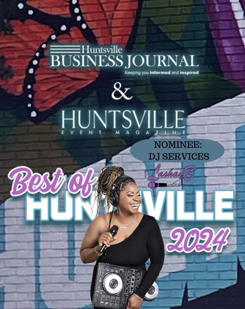 Click the link to vote for me for DJ Services for Best of Huntsville! 

facebook.com/share/19XomaLr…