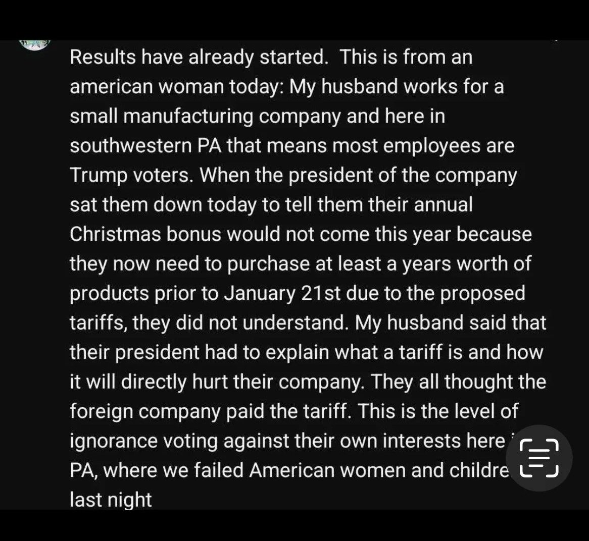 JohnLawMedia's tweet image. "It was a terrible night for everyone who voted against him, and guess what? It was a bad night for everyone who voted for him, too. You just don't realize it yet."
- Jimmy Kimmel