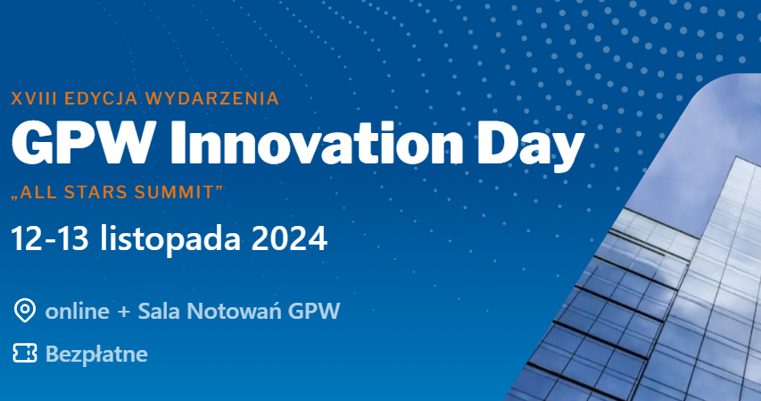 CreotechSa's tweet photo. Przed nami kolejna edycja #GPWInnovationDay organizowana przez @GPW_WSExchange i #ccgroup.
📅 12 - 13 listopada 2024r.
🔶 Dołącz do nas online w najbliższy wtorek, tj. 12 listopada o godz. 15.00.

https://t.co/FxiwG6E6kT

#CRI #Creotech #gpw #stars https://t.co/VlqnA9UpAZ
