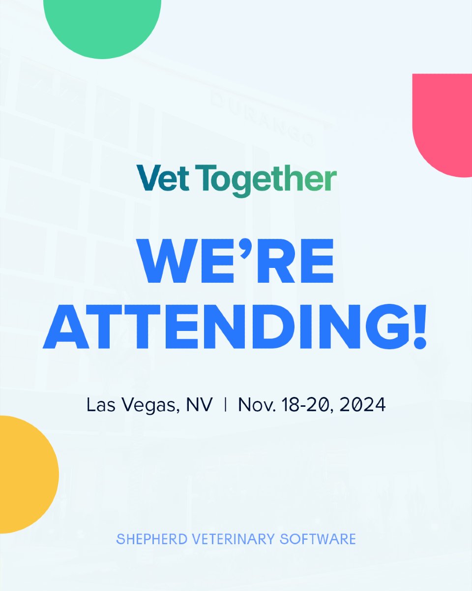 Looking to join us? Learn more and register here: together.vet

#VetTogether #VetTogether2024 #LasVegas #VetShow #VetConference #Veterinarians #VetTechs