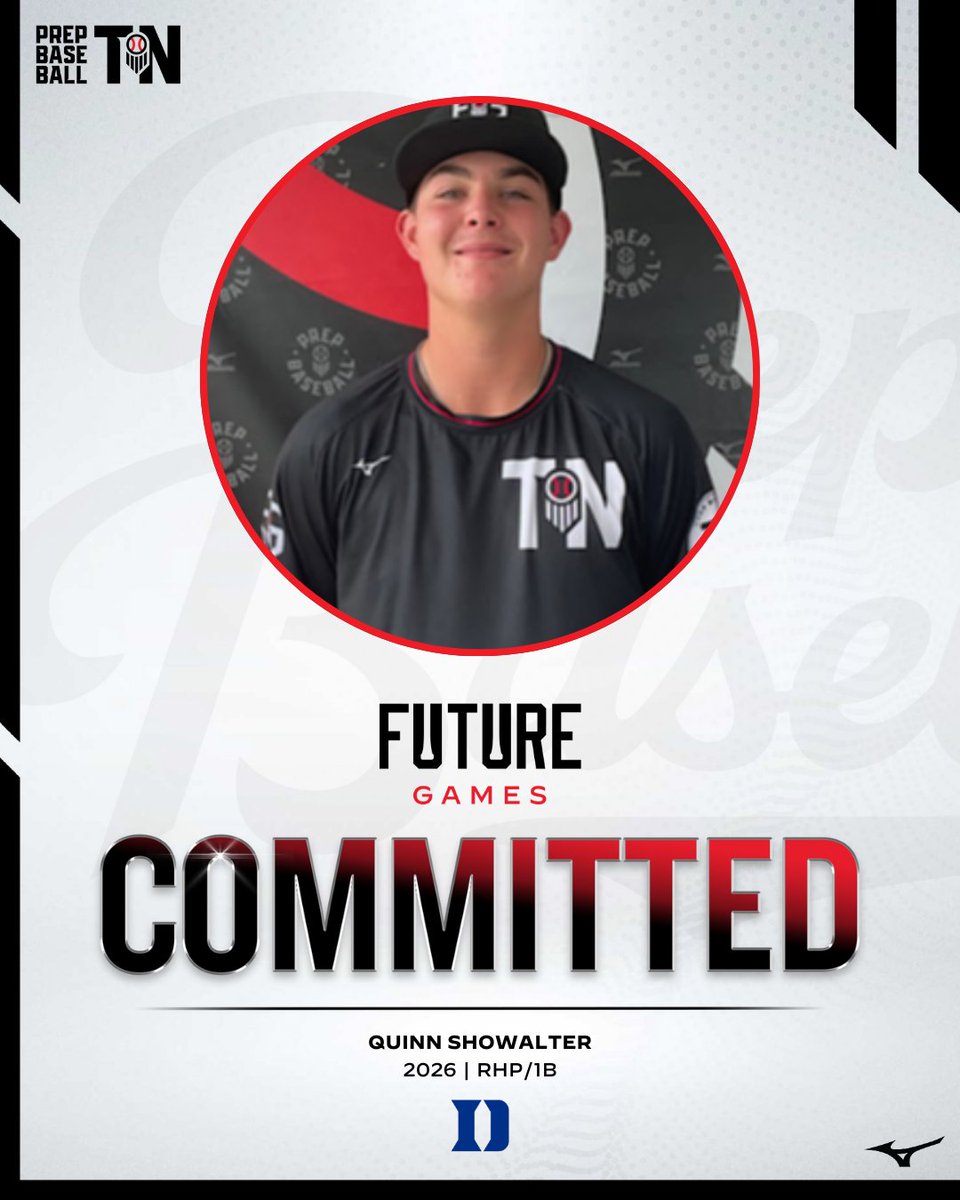 Prep Baseball Tennessee (@prepbaseballtn) on Twitter photo #πππ
πππ: ππ¨π¦π¦π’ππ¦ππ§π ππ©ππππ β
+ '26 RHP/1B Quinn Showalter (<a href="/_QuinnShow_13/">Quinn Showalter</a>; <a href="/DiamondGryphs/">St. Georgeβs Baseball</a>) has committed to <a href="/DukeBASE/">Duke Baseball</a>.
Showalter was a member of #TeamTennessee at the 2024 Prep Baseball Future Games.
π€: loom.ly/Ia8RgKg // @PrepBaseball #πππ
πππ: ππ¨π¦π¦π’ππ¦ππ§π ππ©ππππ β
+ '26 RHP/1B Quinn Showalter (<a href="/_QuinnShow_13/">Quinn Showalter</a>; <a href="/DiamondGryphs/">St. Georgeβs Baseball</a>) has committed to <a href="/DukeBASE/">Duke Baseball</a>.
Showalter was a member of #TeamTennessee at the 2024 Prep Baseball Future Games.
π€: loom.ly/Ia8RgKg // @PrepBaseball