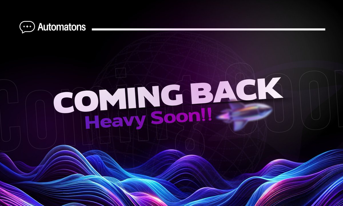 Automatons Community Update

Hello, Automatons community,

We have an important update regarding the future of Automatons AI. After a remarkable journey, where we achieved a lot—growing to over 20,000 followers across our social media channels and engaging with an impressive