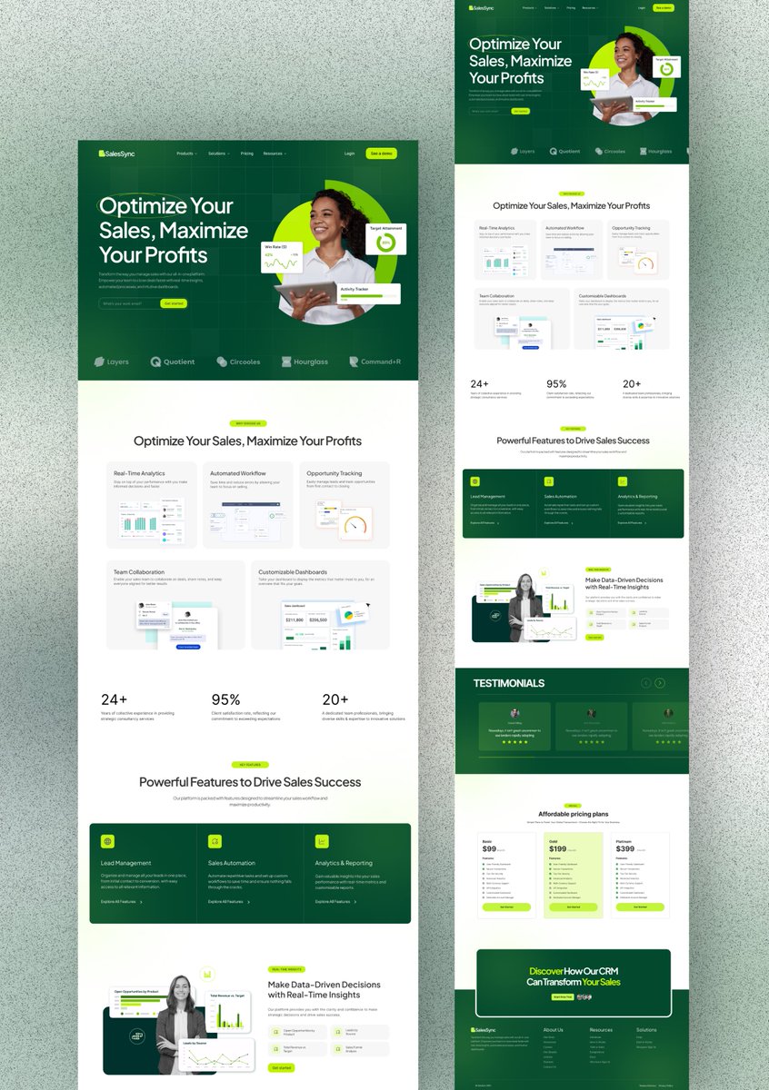 laibacreatives's tweet image. Designed this Website for a Sales Management Company 👩💻
How is it? DM me for your Website 📩