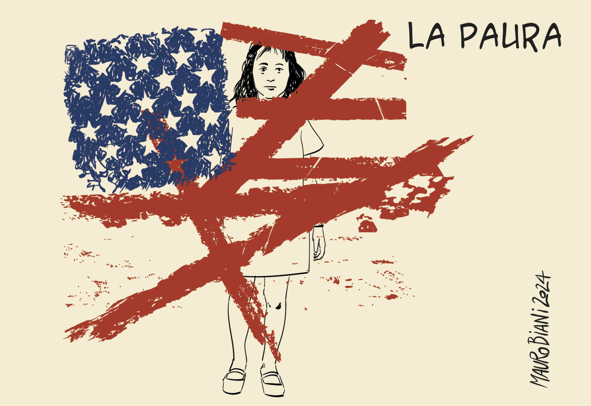 #Election2024 #Trump
La #paura funziona sempre, ma logora lentamente qualsiasi comunità democratica, specialmente i più fragili, i più deboli.
Oggi su <a href="/repubblica/">Repubblica</a>