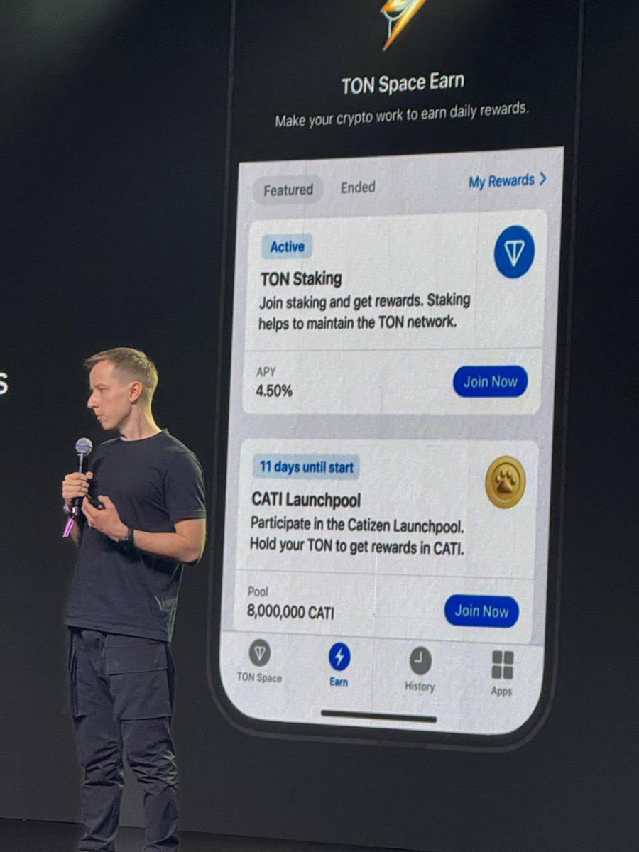 ⭐️ <a href="/Cointelegraph/">Cointelegraph</a> : CATIZEN Leads 43 Million Users into the Web3 Sharing Economy 😺

CATIZEN drives a Web3 sharing economy with CATI Launchpool and Mini App Rebate, adding value for token holders. 💎 At Gateway on Nov 1, TON Foundation’s Andrew announced its upcoming integration