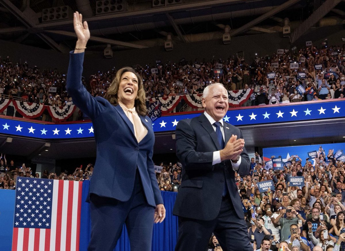 Analisa_Swan's tweet photo. Thank you to Vice President Kamala Harris, Governor Coach Tim Walz, and to all of the amazing staff, volunteers, and voters that supported Harris-Walz, and down ballot Democrats! 

Harris-Walz, staff, and volunteers did an extraordinary job under unprecedented circumstances! 

We must begin organizing now for the 2026 midterms and 2028 presidential election! 

We don’t have time for tears! Organizing begins now to stop the worst impacts of the extremist Trump/Vance/MAGA/Project 2025 agenda; make ourselves stronger and ready for the 2026 midterms and 2028 election! 

I believe a lot of voters did not vote and those that did vote, did not fully understand the ramifications of Trump/Vance/MAGA’s extreme Project 2025. 

The impact of the extreme right wing Project 2025 agenda will become more apparent in American’s daily lives as Trump/Vance/MAGA implement extreme austerity programs; trickle down economics; tear down civil rights and freedoms; disband environmental protections; eliminate public health, safety, labor safeguards; gut Social Security/Medicare, healthcare etc. 

All politics are local. This begins with remaining active and engaged in our communities!