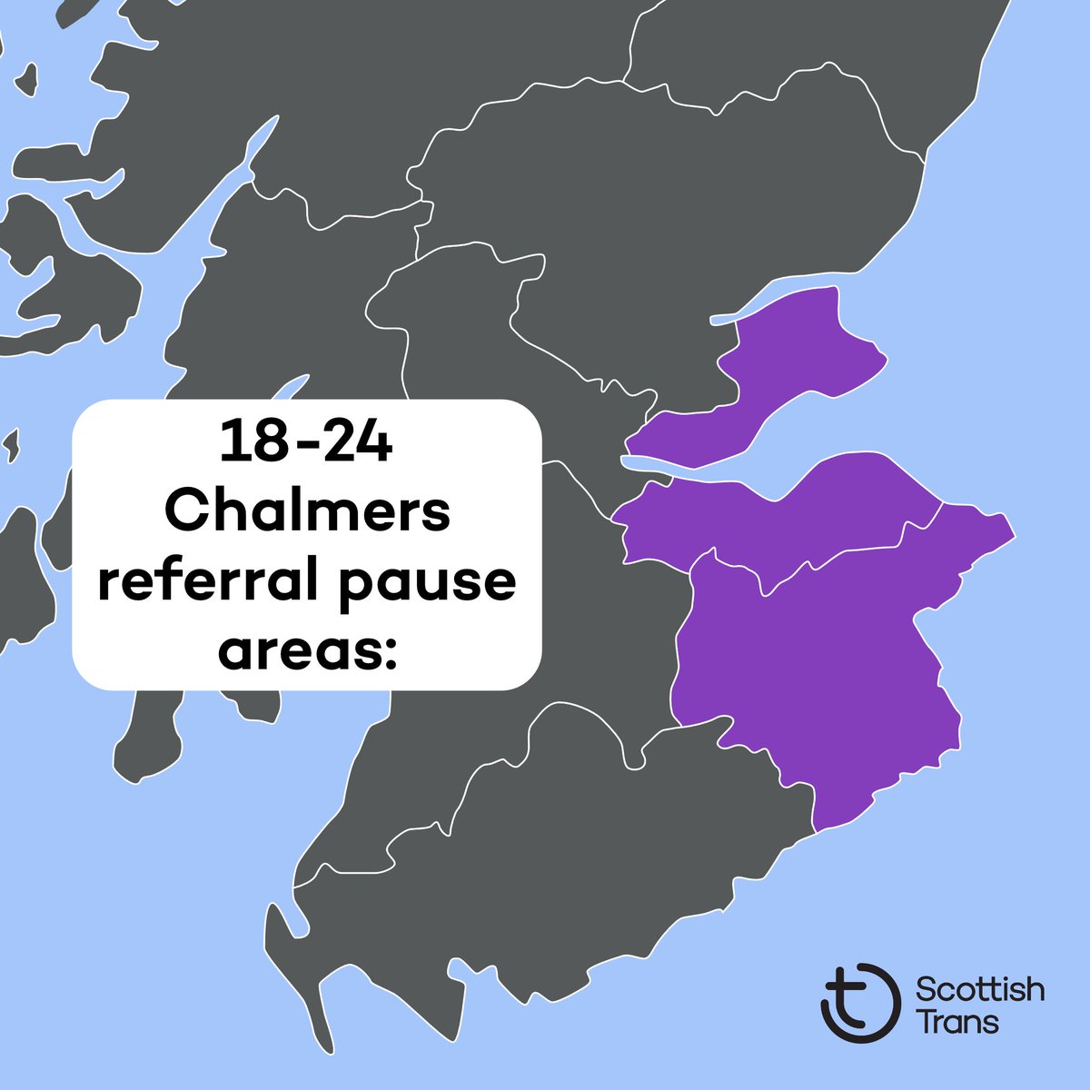 Chalmers GIC, which provides gender affirming care for people in NHS Lothian, NHS Fife and NHS Borders, has stopped referring 18-24 year olds for gender affirming surgery. 

If you live in one of these areas, we need your help to find out why: scottishtrans.org/nhslothian1824/