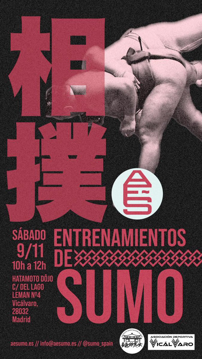 RookieSumo's tweet photo. Este sábado la @asumo_es, hará SHIKO en Hatamoto Dôjo

#相撲 #sumo #AsociaciónEspañoladeSumo https://t.co/qGtPnOBLmV