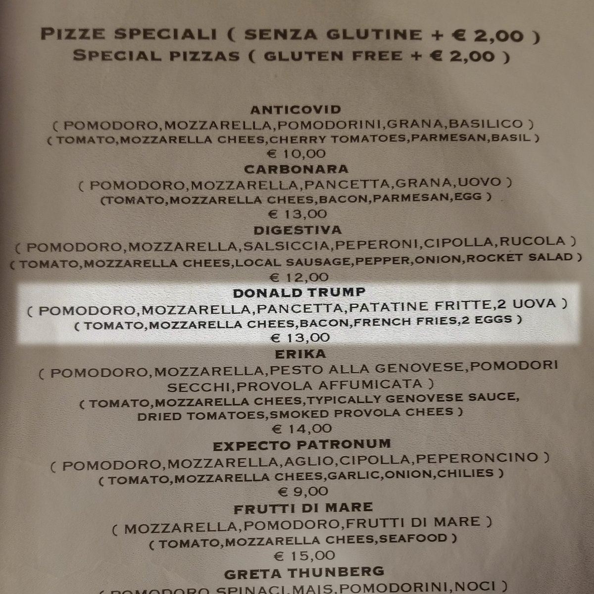 timothyquinn's tweet photo. 48 hours is a lifetime in the mildly amusing menu business https://t.co/KF5PU0BjQL