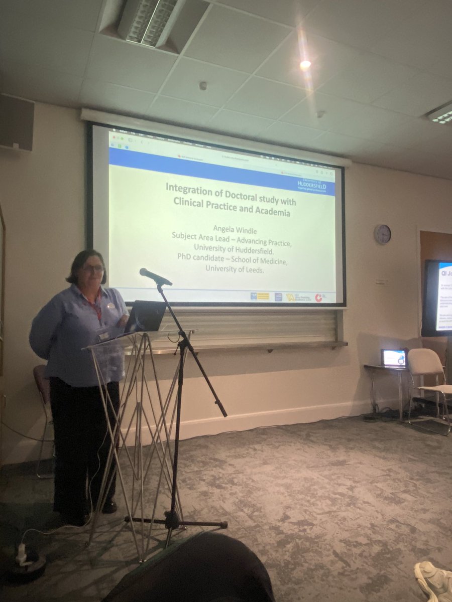Fantastic, Informative and Hilarious talk on Doctoral study in Advanced practice… one of the best role models 👩🏽‍⚕️🦸‍♀️
for anyone lucky enough to meet
<a href="/angelawindle/">angela</a> 

<a href="/nwacpsurgleeds/">@SurgicalACPLeeds</a> #ACPsurgLeeds