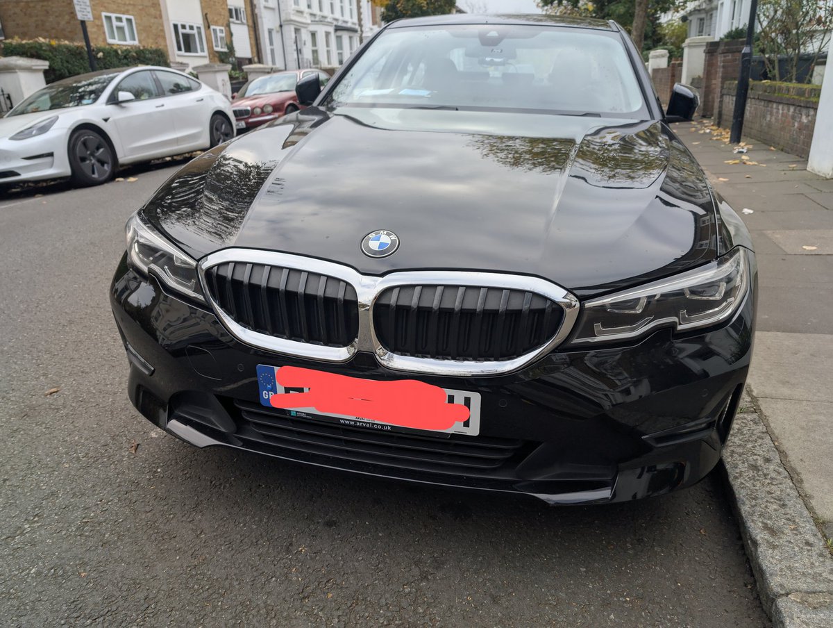 CitizenUddin's tweet photo. More blue badge fraud. This vehicle parked up near where I live this morning. 
Saw a young guy get out. BB is for a 77 year old. But maybe he is picking up? That's allowed I know. I wonder where exactly he is picking up from though? Judging by the fact it has been there for 6 hours already, it must be quite far.