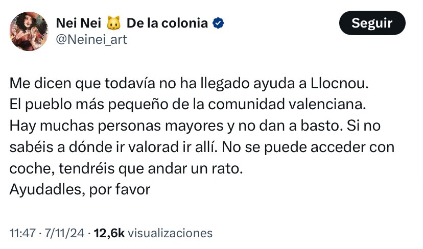 ‼️‼️ A ALBAL Y LLOCNOU NO HA LLEGADO AYUDA TODAVÍA ‼️‼️