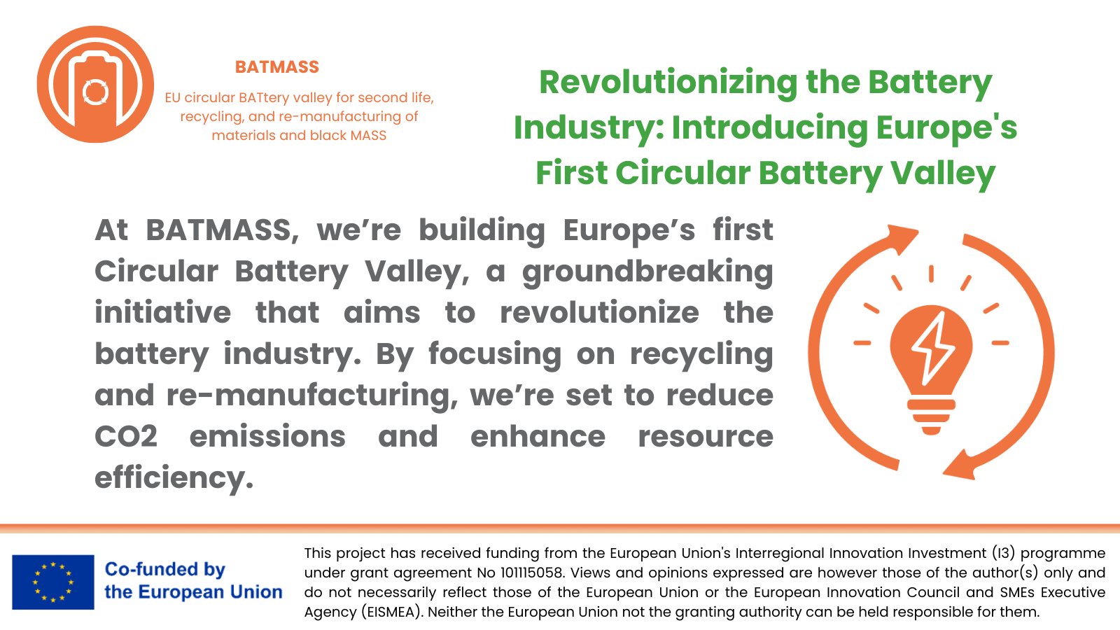 BATMASS on X: &ldquo;At BATMASS, we&rsquo;re building Europe&rsquo;s first Circular 