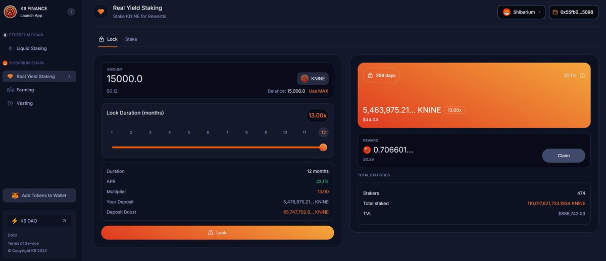 WeilerDealer's tweet photo. After I vested another 150K $esKNINE into #BoneCrusher...
I donated another 15K $KNINE tokens out of the 42K that had accumulated in my personal wallet since the last time I vested so they can be locked up to burn $BONE!
ππ₯
#LTT will continue to burn $BONE
π’π«‘
#PyroDonation https://t.co/n4AlEWdP34