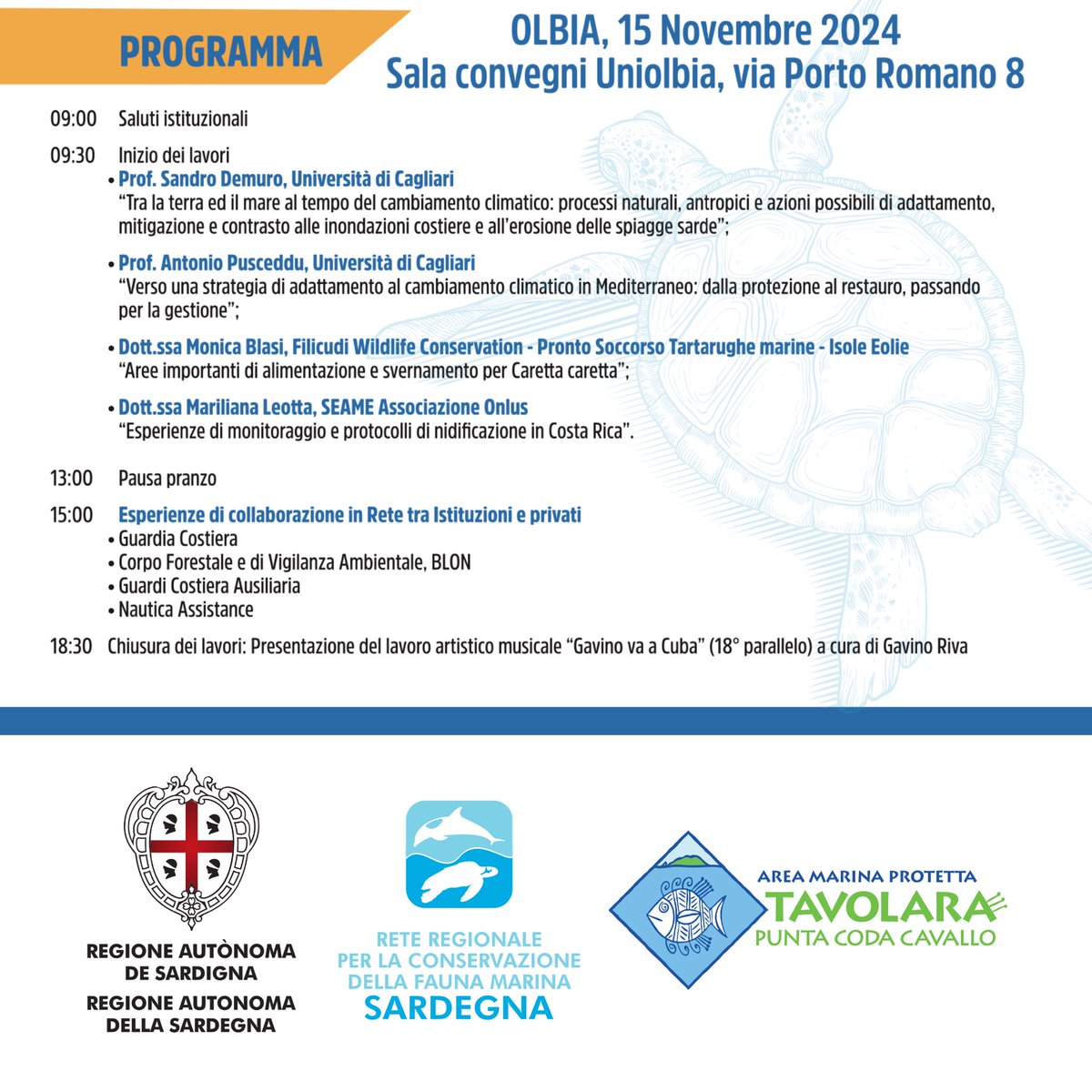 2° Workshop della Rete Regionale per la Conservazione della Fauna Marina Ferita o in Difficoltà