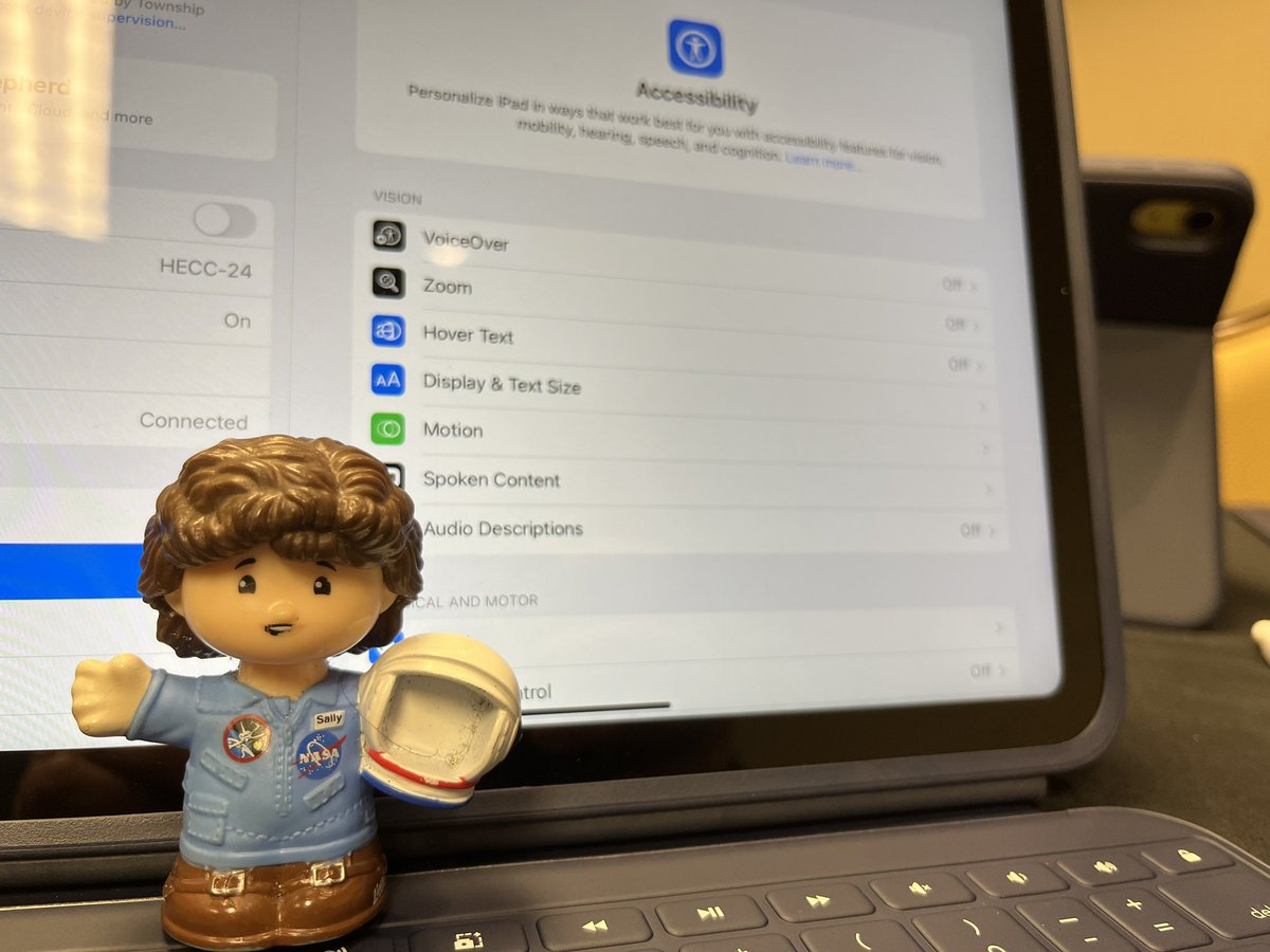 Sally learned how to make learning more accessible for ALL students this morning! <a href="/hecc_conference/">HECC Conference</a> <a href="/AppleEDU/">Apple Education</a>