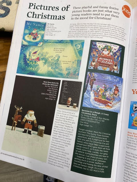 Plenty of <a href="/Booktimemag/">Booktime Magazine</a> in the shop to help with the Christmas shop! 
Includes top kid's books  from @heyimjarvis <a href="/burstofbeaden/">jon klassen</a> <a href="/macbarnett/">Mac Barnett</a> @BenMMantle <a href="/PhilipArdagh/">Philip Ardagh</a> Perfect for Crimbo &amp; available in the shop! 🎄🎄🎅🎅
#Choosebookshops <a href="/booksaremybag/">Books Are My Bag</a>